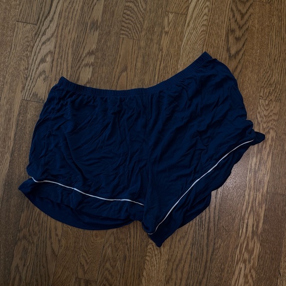 Eberjey Gisele Relaxed Short Pajama navy - Picture 3 of 4